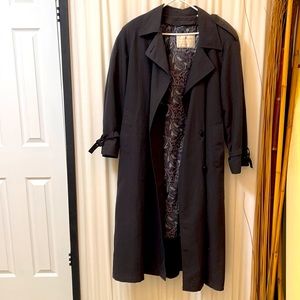 Vintage TOWNE from LONDON FOG / Full Length Lined Trench/Rain Coat